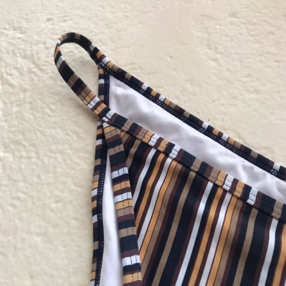 Zulu & Zephyr Stripe Bikini Bottoms - Picture 2 of 4